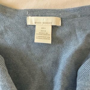 H&M sky blue cardigan